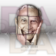Simply Dada - Collections - Dadalicious - Various Designs Reflecting Dada's Mind - Dada Face Mosaic Design