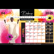 Simply Dada - Collections - Dadaura - Dada Aura - The Fragrance of The Guru - The Scent of Peace - 2025 Calendar April