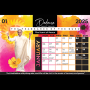 Simply Dada - Collections - Dadaura - Dada Aura - The Fragrance of The Guru - The Scent of Peace - 2025 Calendar January