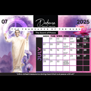 Simply Dada - Collections - Dadaura - Dada Aura - The Fragrance of The Guru - The Scent of Peace - 2025 Calendar July