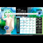 Simply Dada - Collections - Dadaura - Dada Aura - The Fragrance of The Guru - The Scent of Peace - 2025 Calendar October