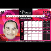 Simply Dada - Collections - Dadaura - Dada Aura - The Fragrance of The Guru - The Scent of Peace - 2025 Calendar September