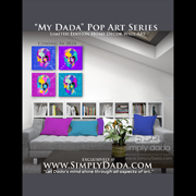 Simply Dada - Collections - Panels of Inspiration - Dada Pop Art Home Decor Wall Art