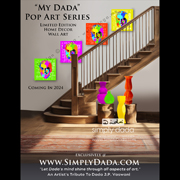 Simply Dada - Collections - Panels of Inspiration - Dada Pop Art Home Decor Wall Art